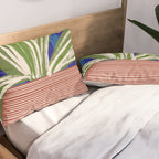 Contemporary Flower Design Pillow Sham Gallery Image 2