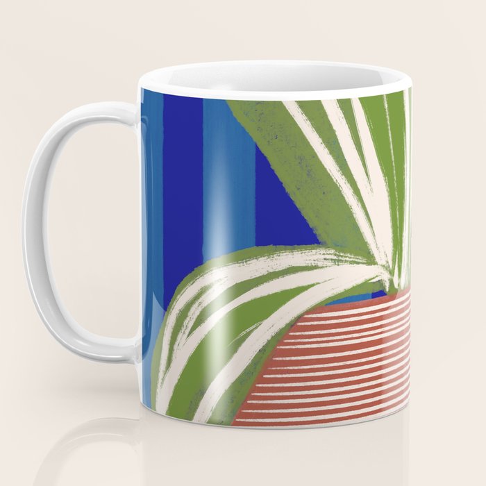 Contemporary Flower Design Coffee Mug Gallery Image 3