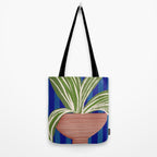 Contemporary Flower Design Tote Bag Gallery Image 2