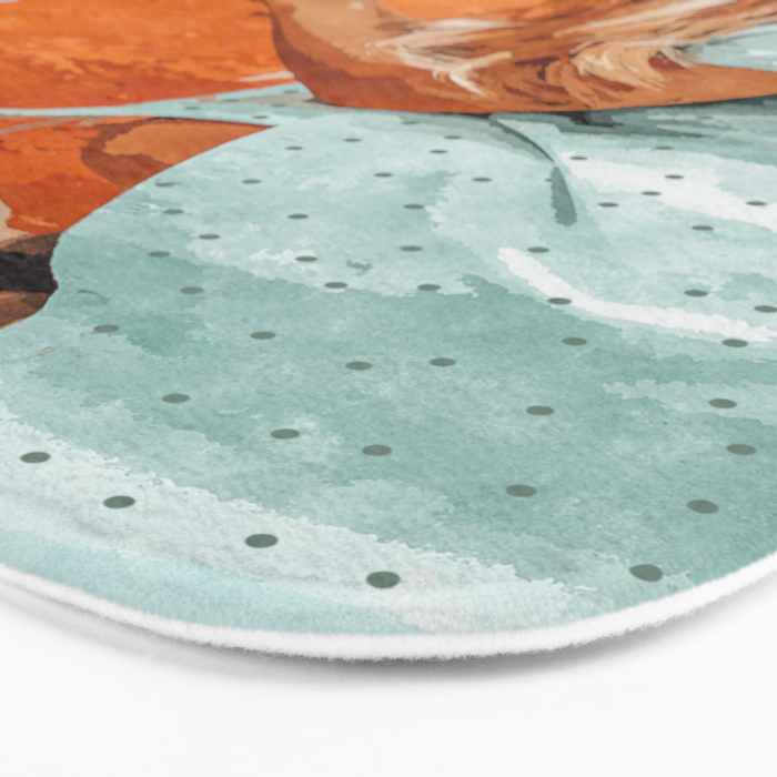 Pet Bound | Dalmatian Dog Lover Friendship Companion | Modern Bohemian Woman Puppy Animals Love Bath Mat Gallery Image 3
