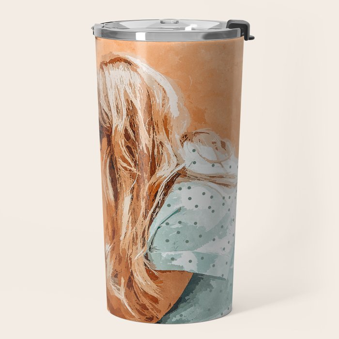 Pet Bound | Dalmatian Dog Lover Friendship Companion | Modern Bohemian Woman Puppy Animals Love Travel Mug Gallery Image 2