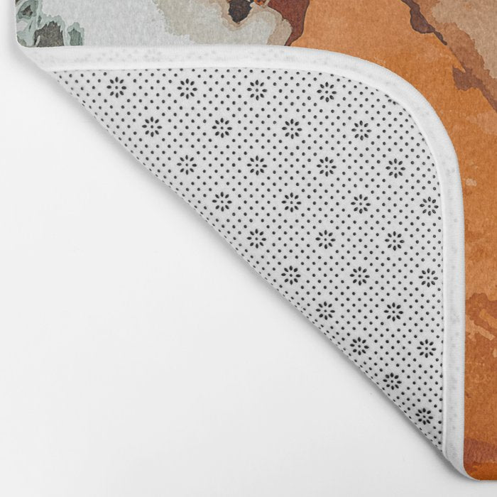 Pet Bound | Dalmatian Dog Lover Friendship Companion | Modern Bohemian Woman Puppy Animals Love Bath Mat Gallery Image 2