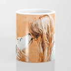 Pet Bound | Dalmatian Dog Lover Friendship Companion | Modern Bohemian Woman Puppy Animals Love Coffee Mug Gallery Image 4