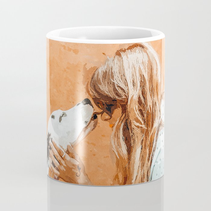 Pet Bound | Dalmatian Dog Lover Friendship Companion | Modern Bohemian Woman Puppy Animals Love Coffee Mug Gallery Image 4
