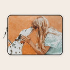 Pet Bound | Dalmatian Dog Lover Friendship Companion | Modern Bohemian Woman Puppy Animals Love Laptop Sleeve Gallery Image 1