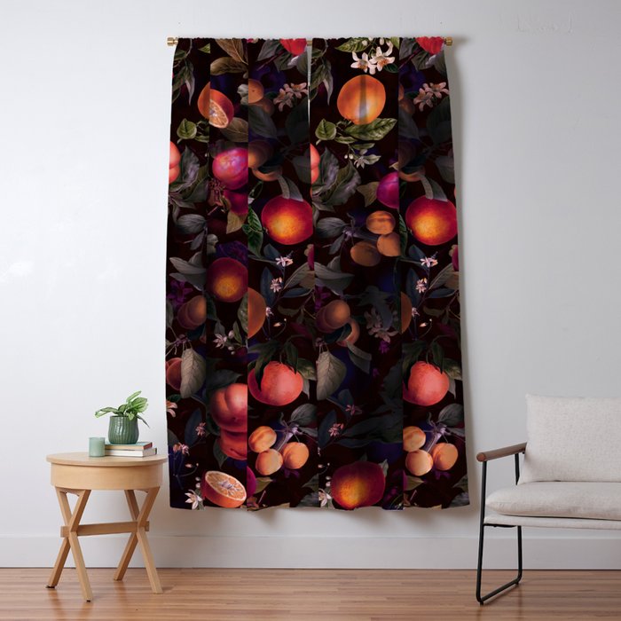 Vintage Fruit Pattern XXIV Window Curtain Gallery Image 5