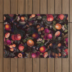 Vintage Fruit Pattern XXIV Outdoor Rug Gallery Image 1