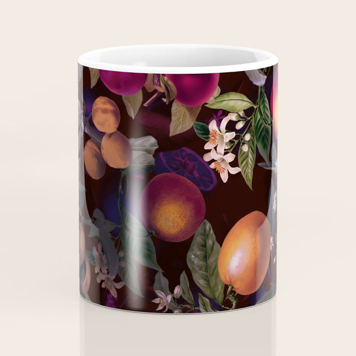 Vintage Fruit Pattern XXIV Coffee Mug Gallery Image 4