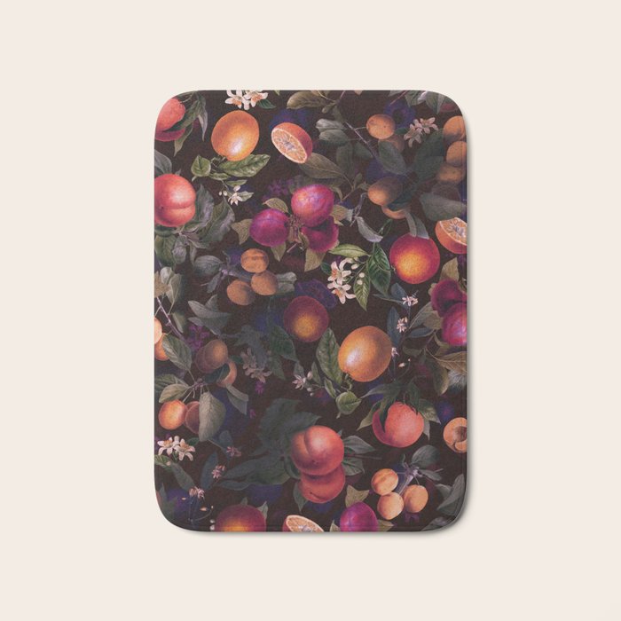 Vintage Fruit Pattern XXIV Bath Mat Gallery Image 1
