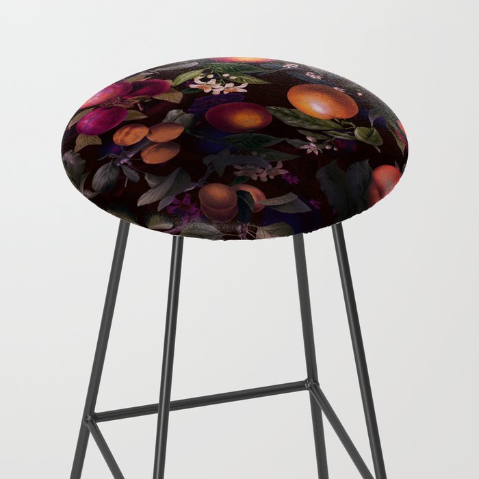 Vintage Fruit Pattern XXIV Stool Gallery Image 2
