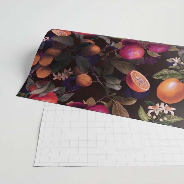 Vintage Fruit Pattern XXIV Wrapping Paper Gallery Image 2