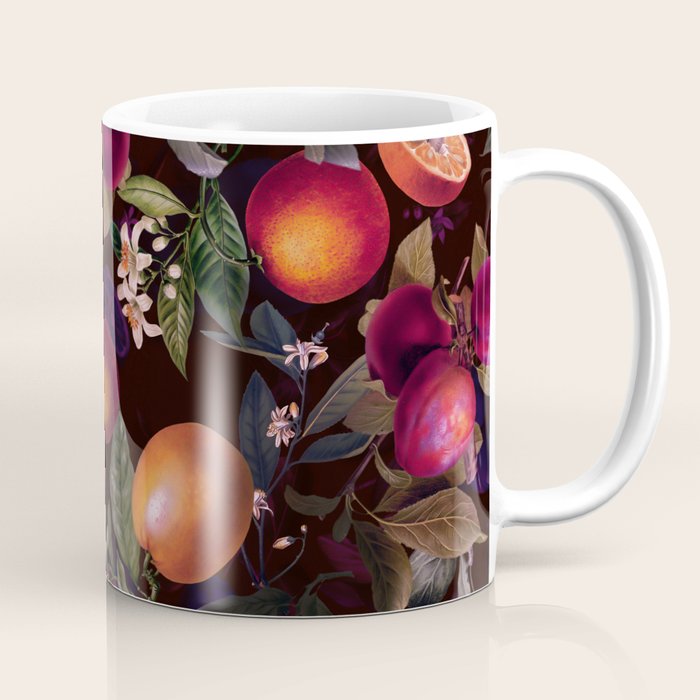 Vintage Fruit Pattern XXIV Coffee Mug Gallery Image 1