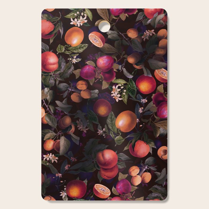 Vintage Fruit Pattern XXIV Cutting Board Gallery Image 1
