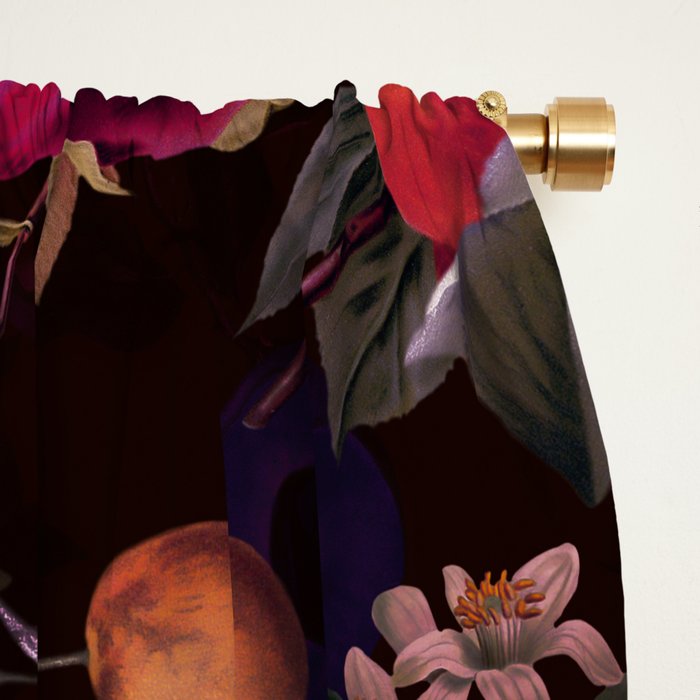 Vintage Fruit Pattern XXIV Window Curtain Gallery Image 2