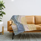Gradient Curvature IV Throw Blanket Gallery Image 1