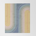 Gradient Curvature IV Throw Blanket Gallery Image 2