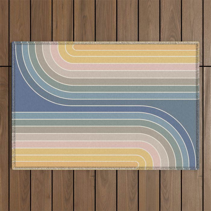 Gradient Curvature IV Outdoor Rug Gallery Image 1