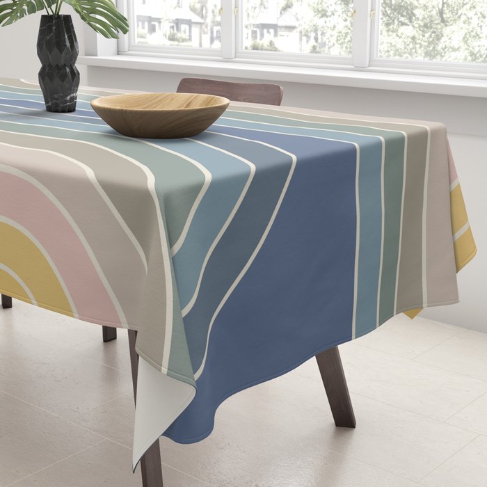 Gradient Curvature IV Tablecloth Gallery Image 3