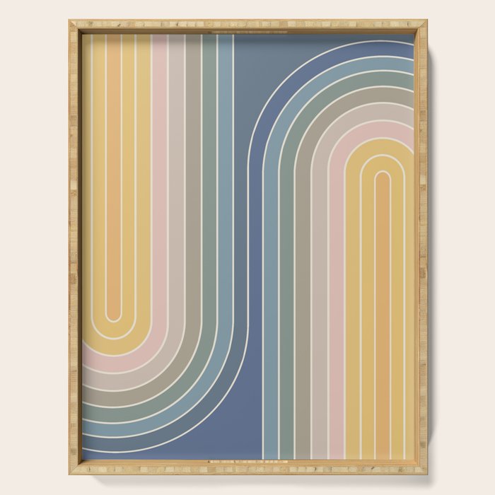 Gradient Curvature IV Serving Tray Gallery Image 1