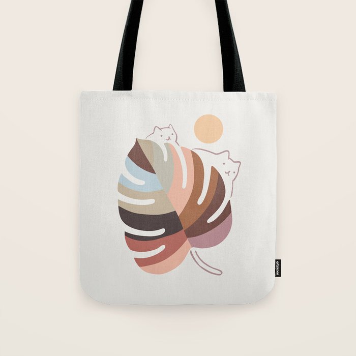 Cat Landscape 76 Tote Bag Gallery Image 1