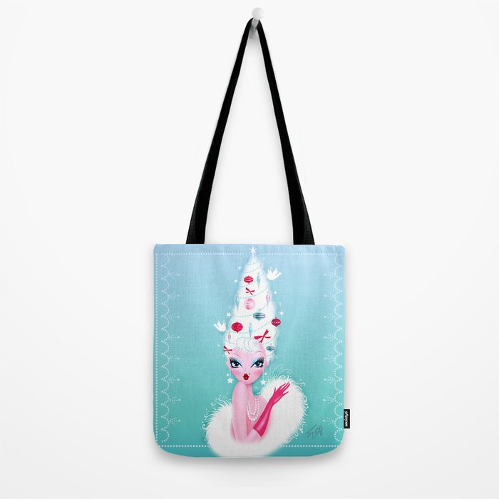 Christmas Coiffure Tote Bag Gallery Image 2