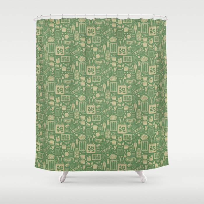 Farmers Market: Sprout Shower Curtain Gallery Image 1