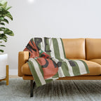Retro Kitchen Print - Ripe and Juicy Throw Blanket Gallery Image 1