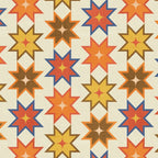 Holiday Mosaic Stars Retro-Inspired Festive Design Coffee Mug Gallery Image 2