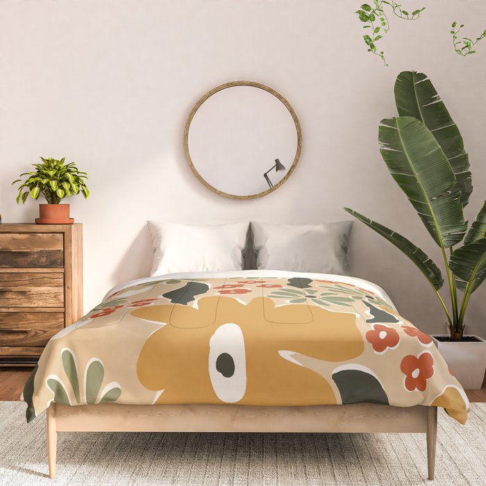 mini mia retro flower  Comforter Gallery Image 3