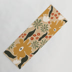 mini mia retro flower  Yoga Mat Gallery Image 1