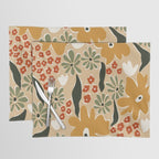 mini mia retro flower  Placemat Gallery Image 1