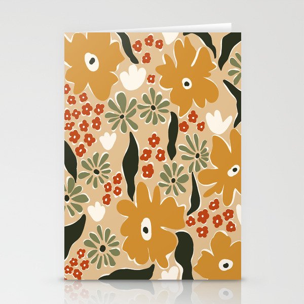 mini mia retro flower  Stationery Card Gallery Image 2