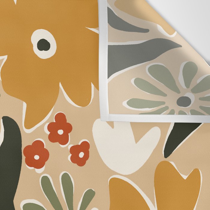 mini mia retro flower  Wall Tapestry Gallery Image 3