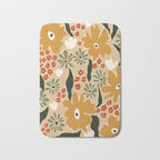 mini mia retro flower  Bath Mat Gallery Image 1