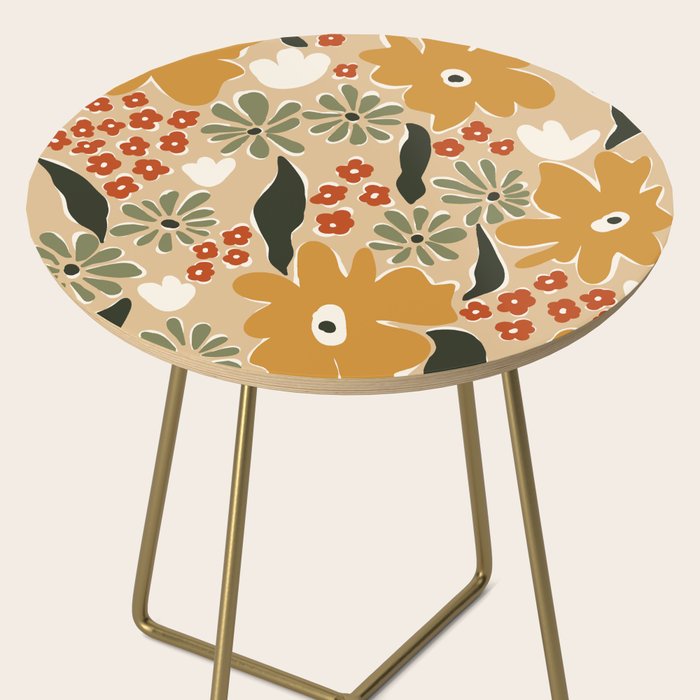 mini mia retro flower  Side Table Gallery Image 2