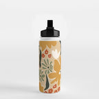 mini mia retro flower  Water Bottle Gallery Image 2