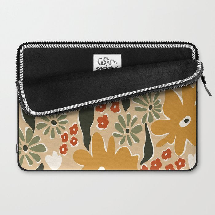 mini mia retro flower  Laptop Sleeve Gallery Image 2