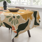 mini mia retro flower  Tablecloth Gallery Image 3