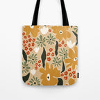 mini mia retro flower  Tote Bag Gallery Image 1