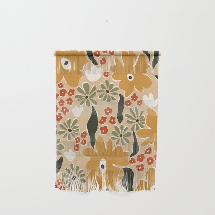 mini mia retro flower  Wall Hanging Gallery Image 1