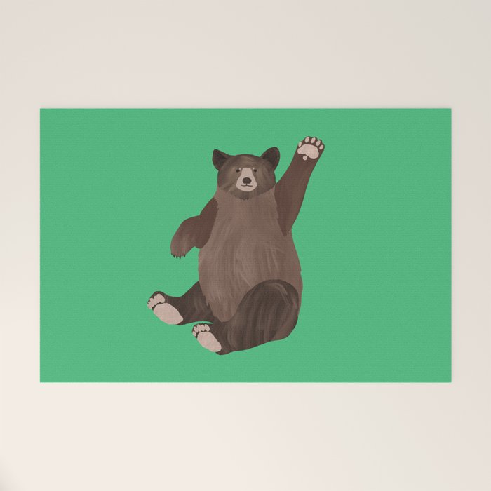 Hello Bear Welcome Mat Gallery Image 1