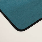 Tropical Dark Teal Inspired by Sherwin Williams 2020 Trending Color Oceanside SW6496 Watercolor Ombre Gradient Blend Abstract Art Desk Mat Gallery Image 4