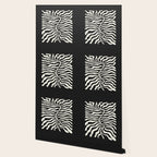 Onyx Ferns: Black & White Matisse Edition Wallpaper Gallery Image 2