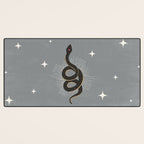 Slither - Gray Desk Mat Gallery Image 3