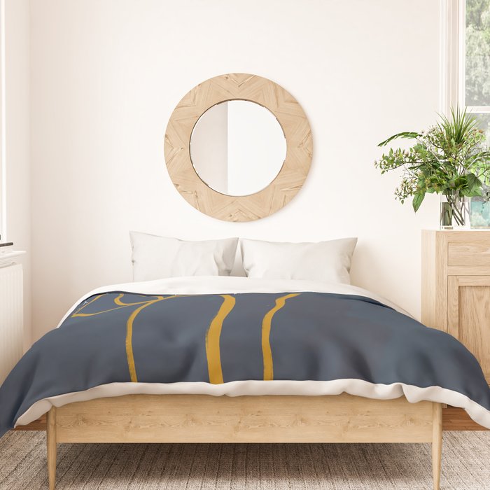 "Let Light Be A Sweet Rebellion In The Shadows." Duvet Cover Gallery Image 3