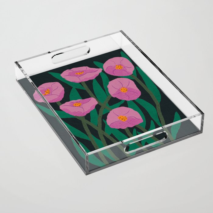 Flower garden  Acrylic Tray Gallery Image 1