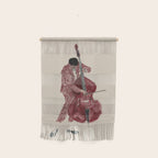 Double Bass Player Wall Hanging Gallery Image 1