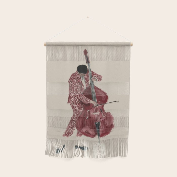 Double Bass Player Wall Hanging Gallery Image 1