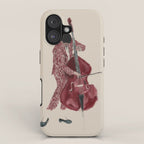 Double Bass Player iPhone Case Gallery Image 1