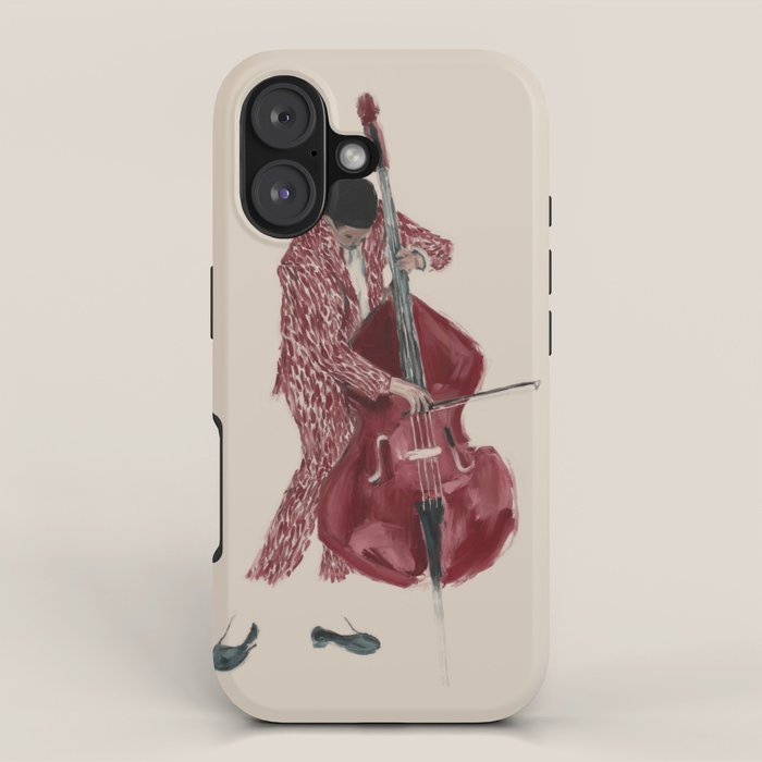 Double Bass Player iPhone Case Gallery Image 1